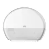Dávkovač papierových utierok Tork Mini Jumbo Roll 132×345×275 mm, biely, MPN 555000