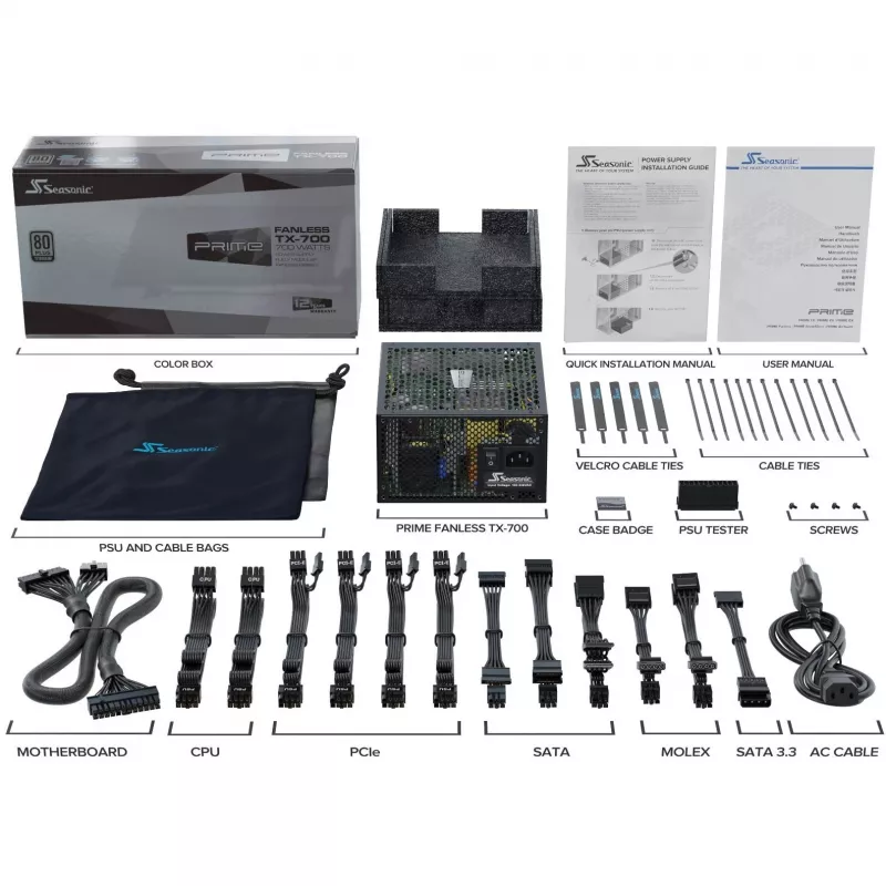 Sea Sonic PRIME-TX-700 produkt čierna