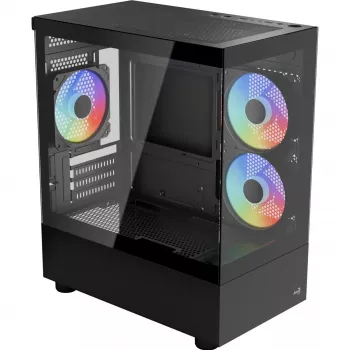 Skriňa pre počítač Micro/Mini-ITX AEROCOOL Geh Viewport Mini-G-BK-v4 ARGB čierna