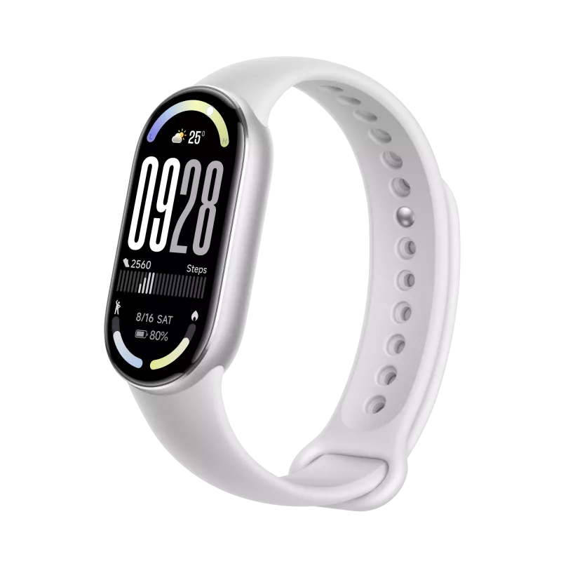 Smartwatch Xiaomi SmartBand 10 strieborná AMOLED BT