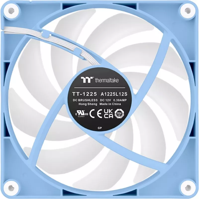 Thermaltake CT120 Reverse ARGB 120 mm skriňový ventilátor, Hydrangea modrá, balenie 2 ks