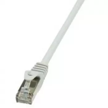 LogiLink CP1102D RJ45 sieťový kábel, patch kábel CAT 5e SF/UTP 15,00 m sivý 1 ks