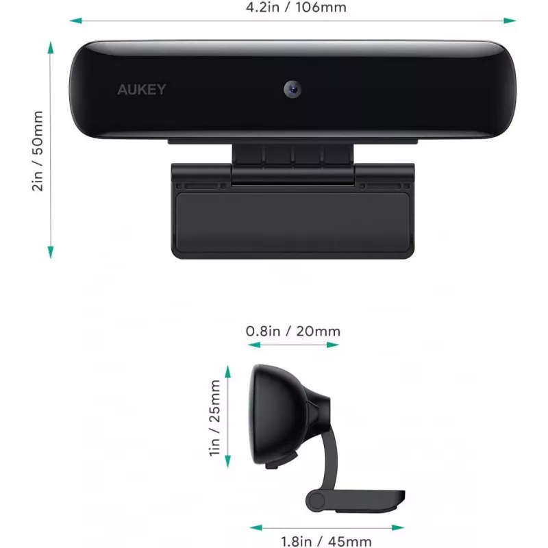 Webkamera PC-W1 USB | Full HD 1920x1080 | 1080p | 30fps