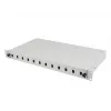 Patch panel Lanberg FOP1-12SS-LDS sivý ABS oceľ 19 palcov