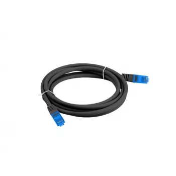 Sieťový kábel LANBERG PCF6A-10CC-0150-BK Cat6a S/FTP RJ-45 1,5 m čierny