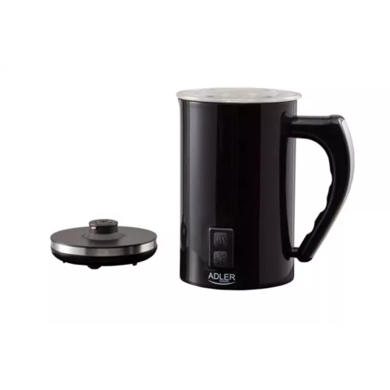 Automatický šľahač/ohrievač mlieka Adler AD 4478 — nerezová nádoba, objem 240 ml, 500 W, teplé & studené