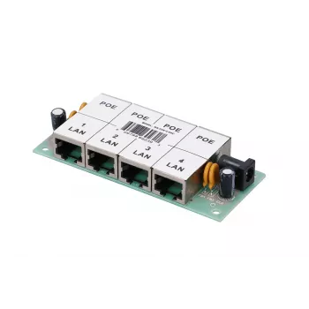 PoE injektor Extralink 4-portový 4x 100 Mb/s RJ45, Fast Ethernet, 48 V, bez skrine