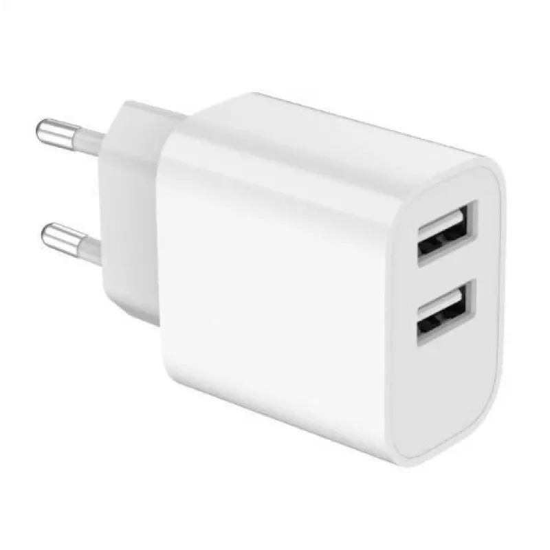 Nabíjačka Gembird TA-UC-2A12-01 interiérová AC 2.4A 2 USB biela