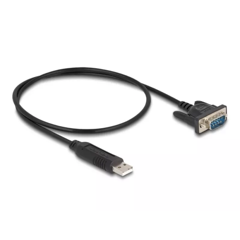 DeLOCK USB 2.0 na sériový RS-232 adaptér 50 cm FTDI čierna