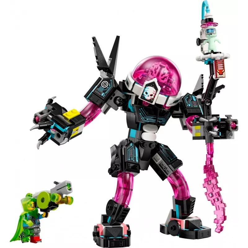 Stavebnica LEGO 71495 Mateo vs. Cyberbrain Mech – herná sada s minifigúrkami a zostaviteľným mechom