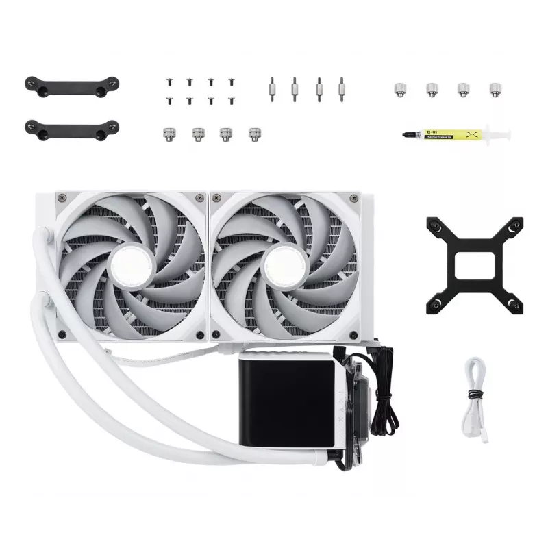 TRYX PANORAMA 280 procesorové kvapalinové chladenie kit 14 cm biela 1 ks