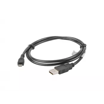 Lanberg CA-USBM-10CC-0010-BK USB kábel USB 2.0 1 m Micro-USB B USB A čierny