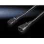 Napájací kábel Rittal DK 7200.215 čierny 1,8 m C14 C13