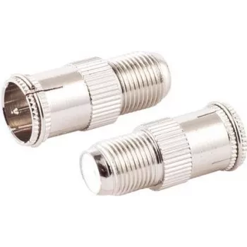 Sada adaptérov F quick konektor samec na F konektor samica ShiverPeaks 85320-EC-SET2 (koaxiálne prepojovacie príslušenstvo)