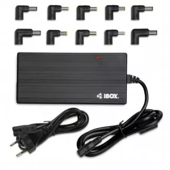 Napájací zdroj IBOX IUZ90WA 90 W, vstup 100–240 V, výstup 4,5 A, nastaviteľné napätie, pre interiér, čierny