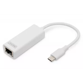 Digitus DN-3024 USB 3.0 adaptér 20 cm 1x USB-C na 1x RJ45 tienený