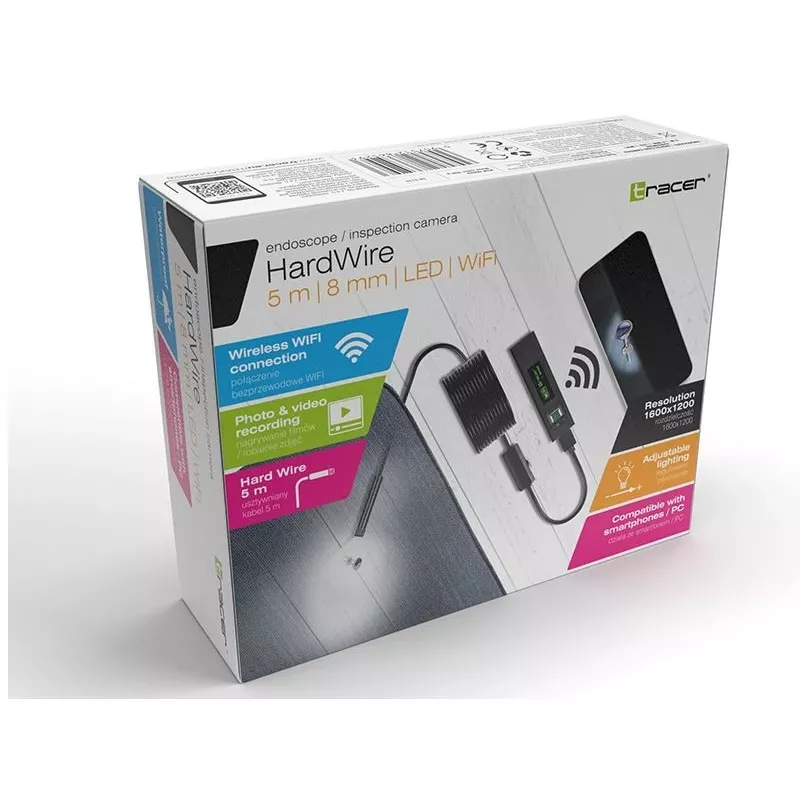 Tracer HardWire 1600 x 1200 endoskop káblový bezdrôtový