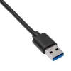 Akyga AK-CA-86 SATA na USB-A 3.0 adaptérový kábel pre 2,5-palcové disky, 0,3 m, čierna