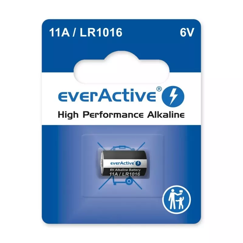 Batéria pre autokľúč everActive 11A LR1016 MN11 6V alkalická, gombíková 10,3×16 mm, 1 ks