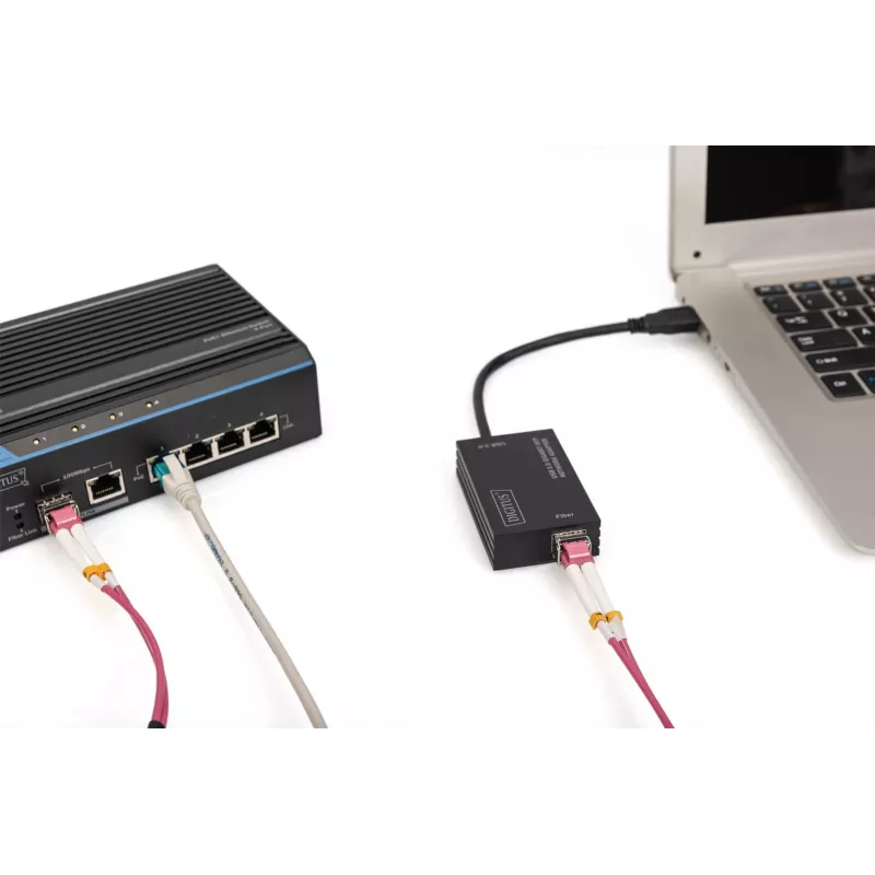 SFP sieťový adaptér Digitus DN-3026 USB 3.0 Gigabit