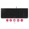CHERRY KC 1000 klávesnica Home USB švajčiarske rozloženie čierna