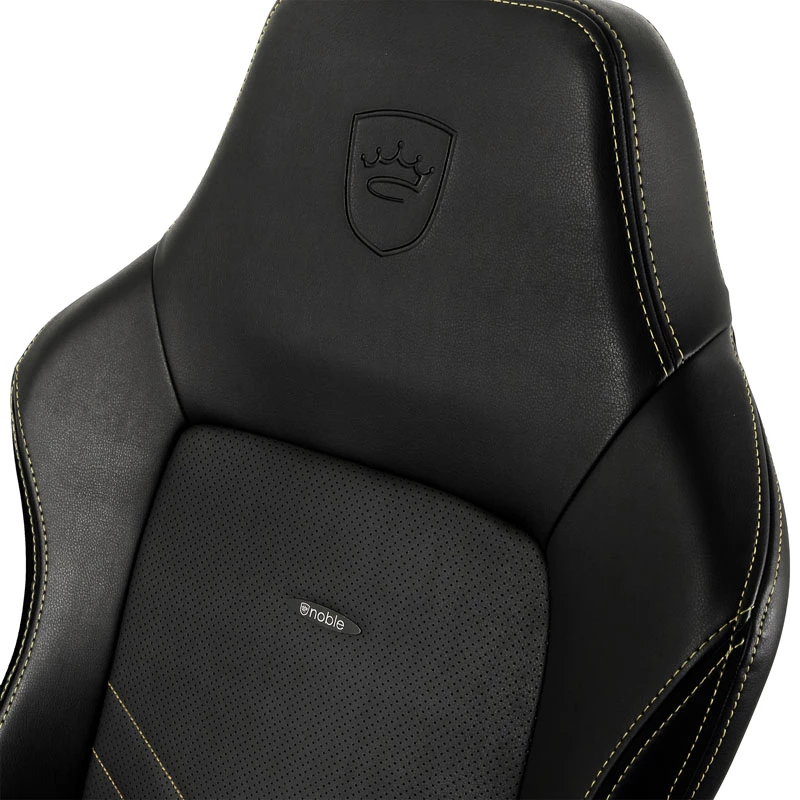 noblechairs HERO gamingová stolička - čierna/zlatá