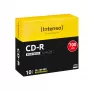 CD-R Intenso 1801622 700 MB 52x potlačiteľné 10 kusov tenké puzdro