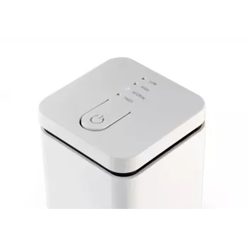 Aroma difuzér Stylies ELARA/WHITE — odparovací difuzér, pre miestnosti do 25 m², 2 h časovač, AC/batéria/USB, 1,3 W, 74×74×100 mm
