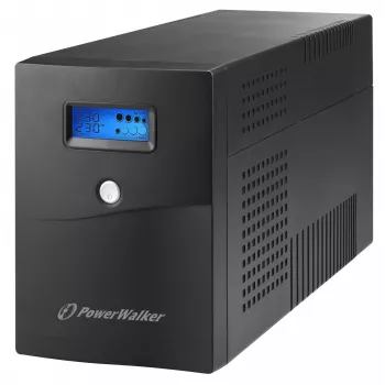 Neprerušiteľný zdroj napájania PowerWalker VI 3000 SCL FR 3 kVA / 1,8 kW, Line-Interactive, 4x Type E zásuvky, 18 Ah batéria (2×12 V)