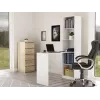 Topeshop R50 BIEL Z BIURKIEM počítačový stôl biely