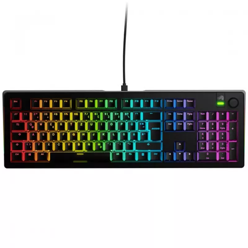 Mechanická gamingová klávesnica GLORIOUS GMMK 3 100% Pre-Built ISO (DE) so spínačmi Fox, čierna
