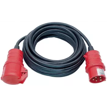 Brennenstuhl H07RN-F 5G1,5 - predlžovací kábel - IEC 60309 16A (W) na IEC 60309 16A (M) - AC 400 V - 10 m - čierna