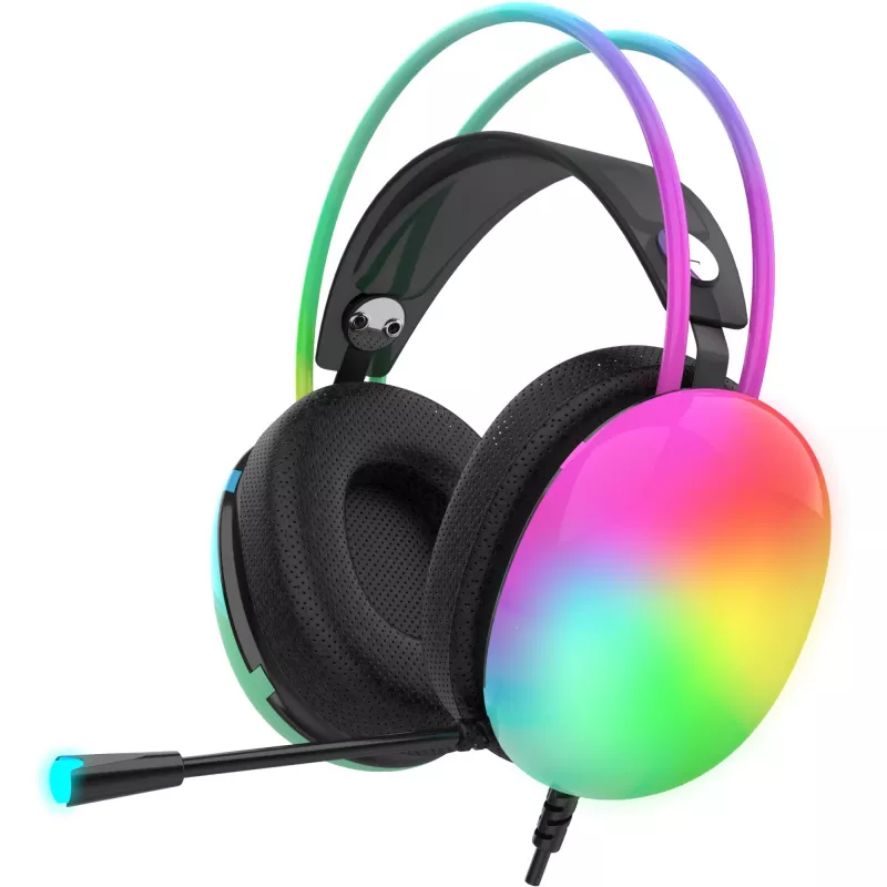 Cian Technology GmbH INCA herný headset IGK-X8S 7.1 USB RGB-LED čierna - headset