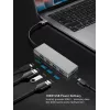 TB USB-C 7v1 adaptér USB 3.0, 2xUSB 2.0, HDMI, PD, SD/TF