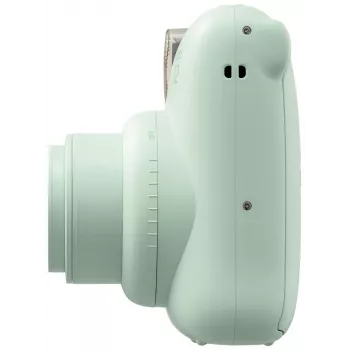 Instantná kamera Fujifilm Instax Mini 12 zelená — obrázok 86x54 mm, film 62x46 mm, ohnisková vzdialenosť 60 mm ekv.