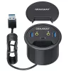 USB hub GRAUGEAR G-THUB-AU-60 USB 3.2 Gen 1 Type-A čierny