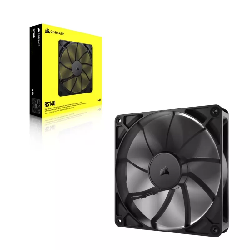 Ventilátor Corsair RS140 14 cm Čierna 330–1700 ot/min 0,11–3,46 mmH2O