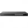 Spravovateľný switch Grandstream GWN7802P L2+ PoE+, 16x Gigabit, 4x SFP