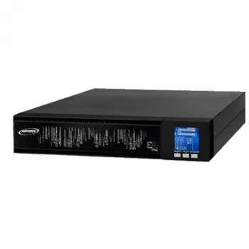 Infosec E3 Pro 1000 RT záložný zdroj (UPS) Double-Conversion (Online) 1 kVA 900 W 3 AC zásuvky