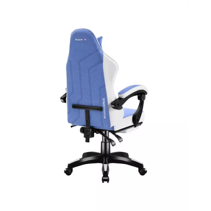 Herná stolička huzaro Force 3.7 modrá — ergonomický dizajn, výškovo nastaviteľná
