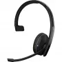 EPOS 1000896 cez uši headset Bluetooth mono čierny s potlačením hluku