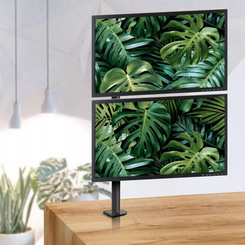 Maclean držiak na TV 13-27 inch MC-966 (stolový, 27), stojan na monitor, čierny