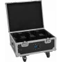 Flightcase Roadinger 31005247 pre 4× AKKU MBT-3 s kolieskami a integrovanou nabíjacou funkciou