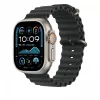 Remienok Apple 49mm čierny Ocean Band Extension Natural Titanium Finish