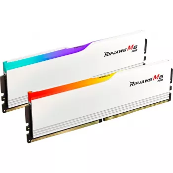 DIMM 64 GB DDR5-5200 (2x 32 GB) Dual-Kit, pamäť biela, F5-5200J4040A32GX2-RM5RW, Ripjaws M5 RGB, INTEL XMP