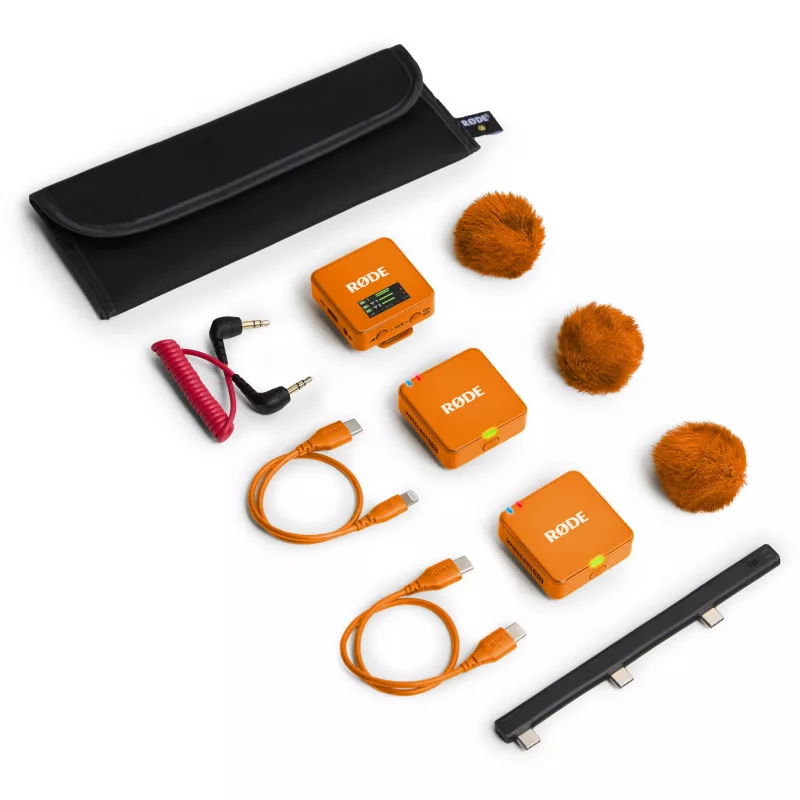 RØDE Wireless GO III Orange - bezdrôtový mikrofónový systém (oranžová)