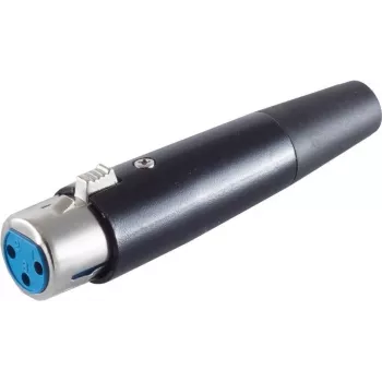 XLR konektor ShiverPeaks BS55025 čierne puzdro – 3-polový audio mikrofónový/line konektor