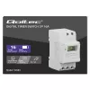 Elektronický časový spínač na DIN lištu QOLTEC 50983, na batérie, pre automatizačné obvody