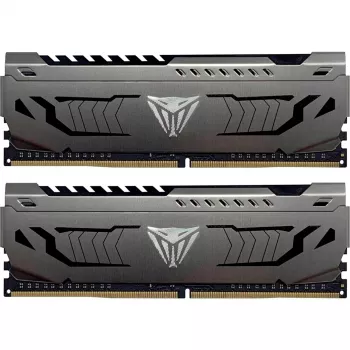 32 GB Patriot DIMM 3600 (2x 16 GB) Dual-Kit (sivá, PVS432G360C8K, Viper Steel, INTEL XMP)