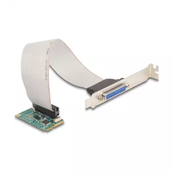 Interný paralelný adaptér DeLOCK 95275 Mini PCI Express zelený